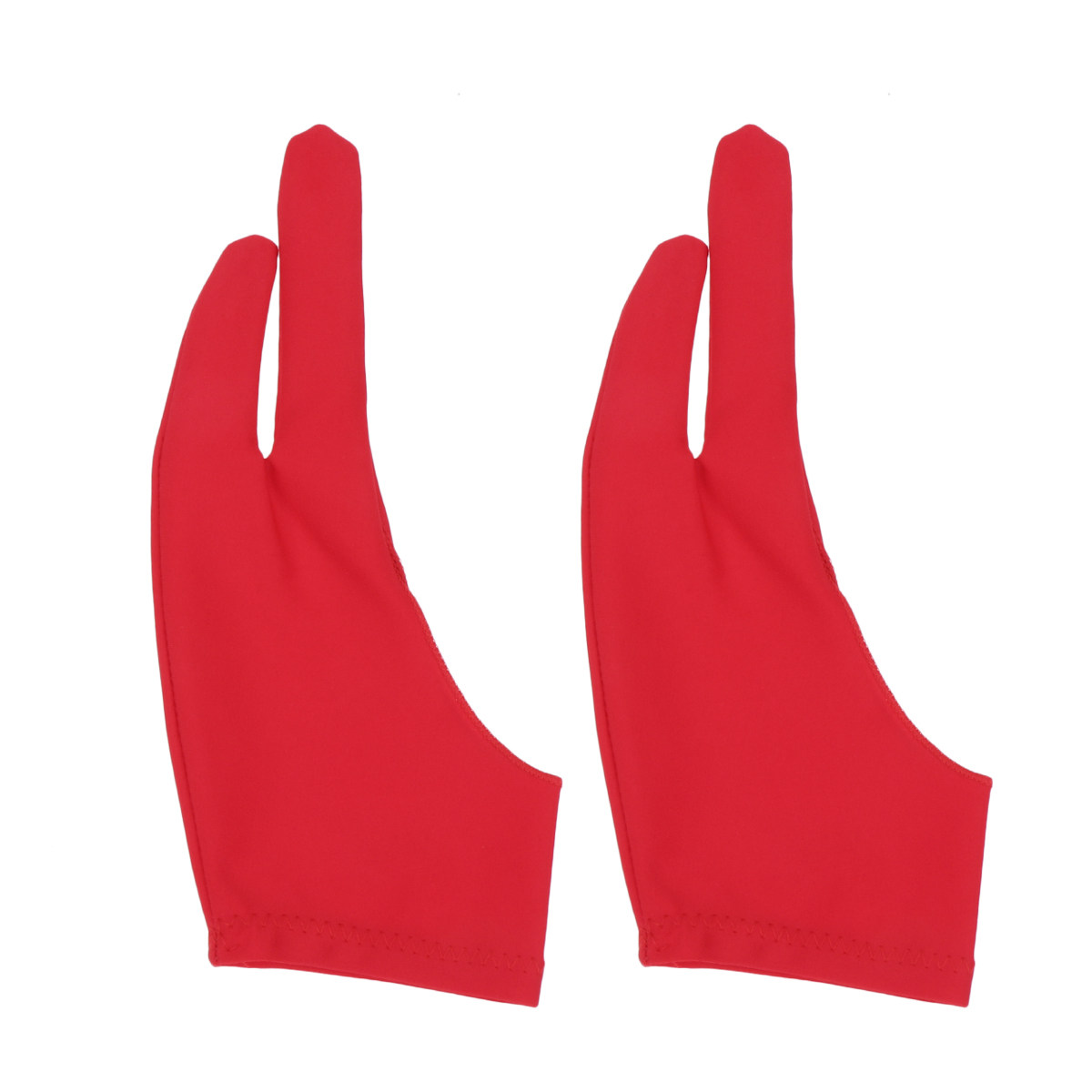 Drawing Glove Artist - 2Pcs Drawing Glove Anti-Fouling Two Finger
