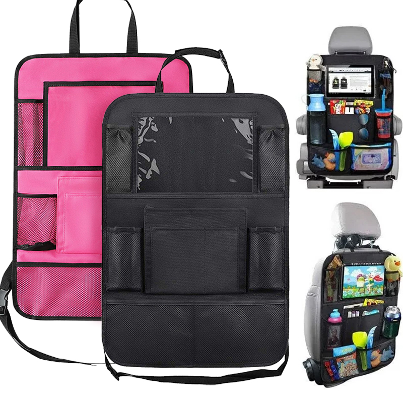 Tablet Cover Accessories - 1pc Car Backseat Organizer with Touch