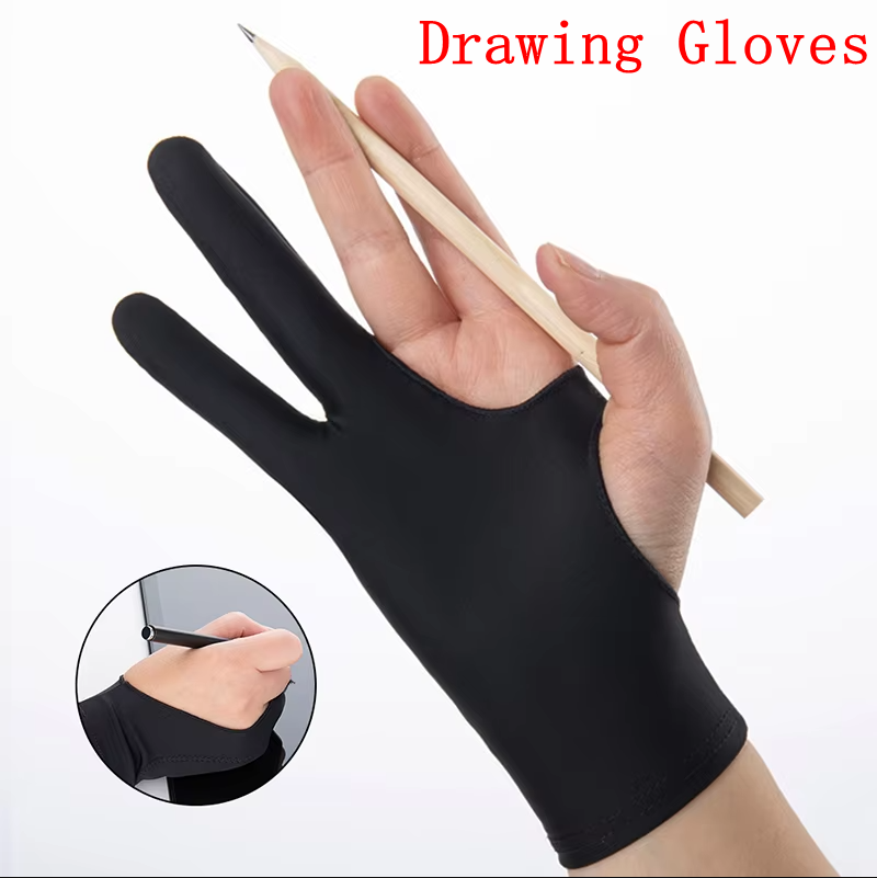 Drawing Glove Artist - Two-Finger Anti-fouling Drawing Glove For Artist