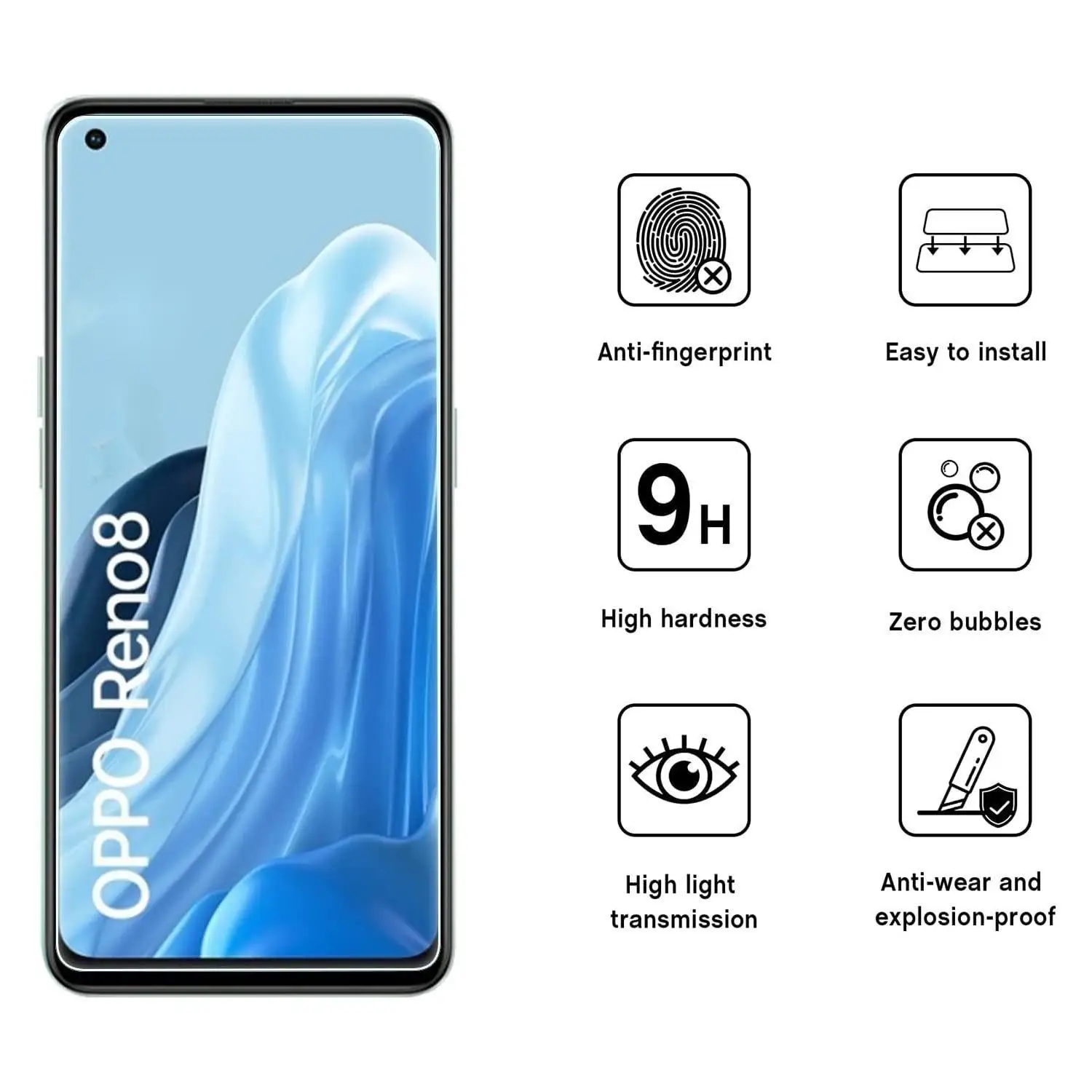 3Pcs Tempered Glass For OPPO A - Oppo A78 评论和价格
