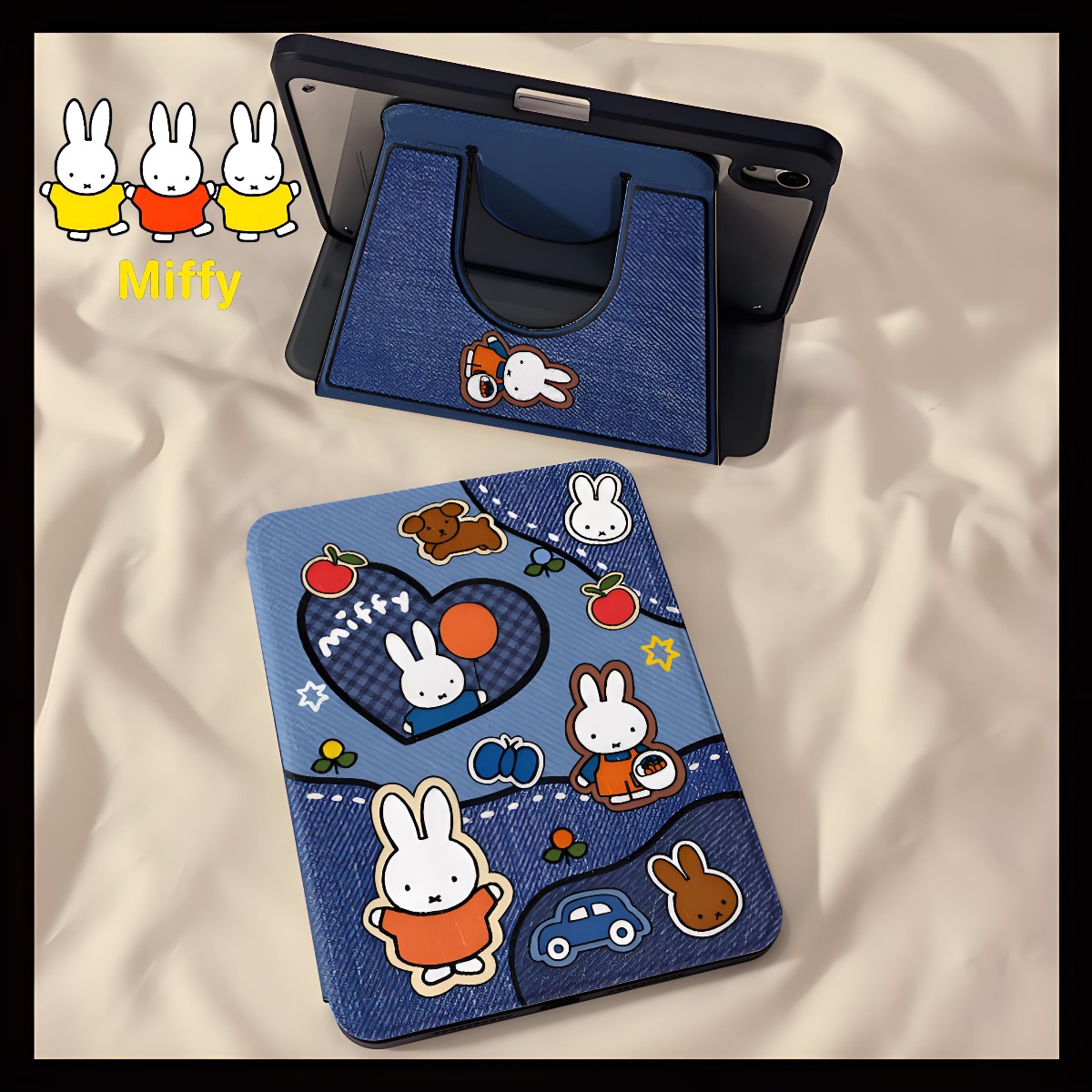 Kawaii Miffy Rabbit Tablet Cas - Fire Tablet Accessories 评论和价格