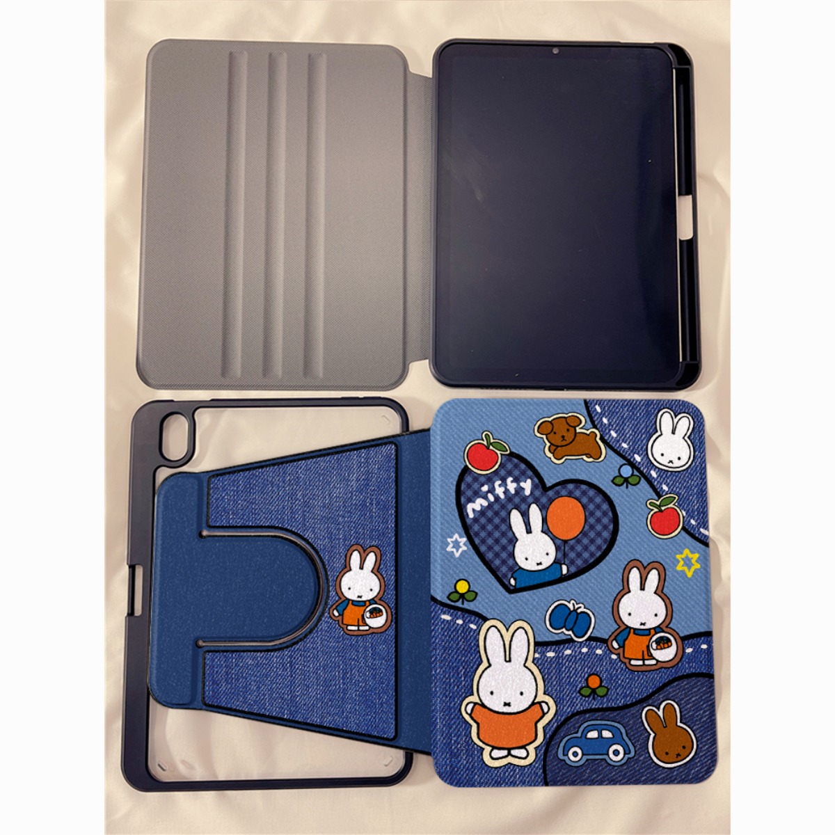 Kawaii Miffy Rabbit Tablet Cas - Fire Tablet Accessories 评论和价格