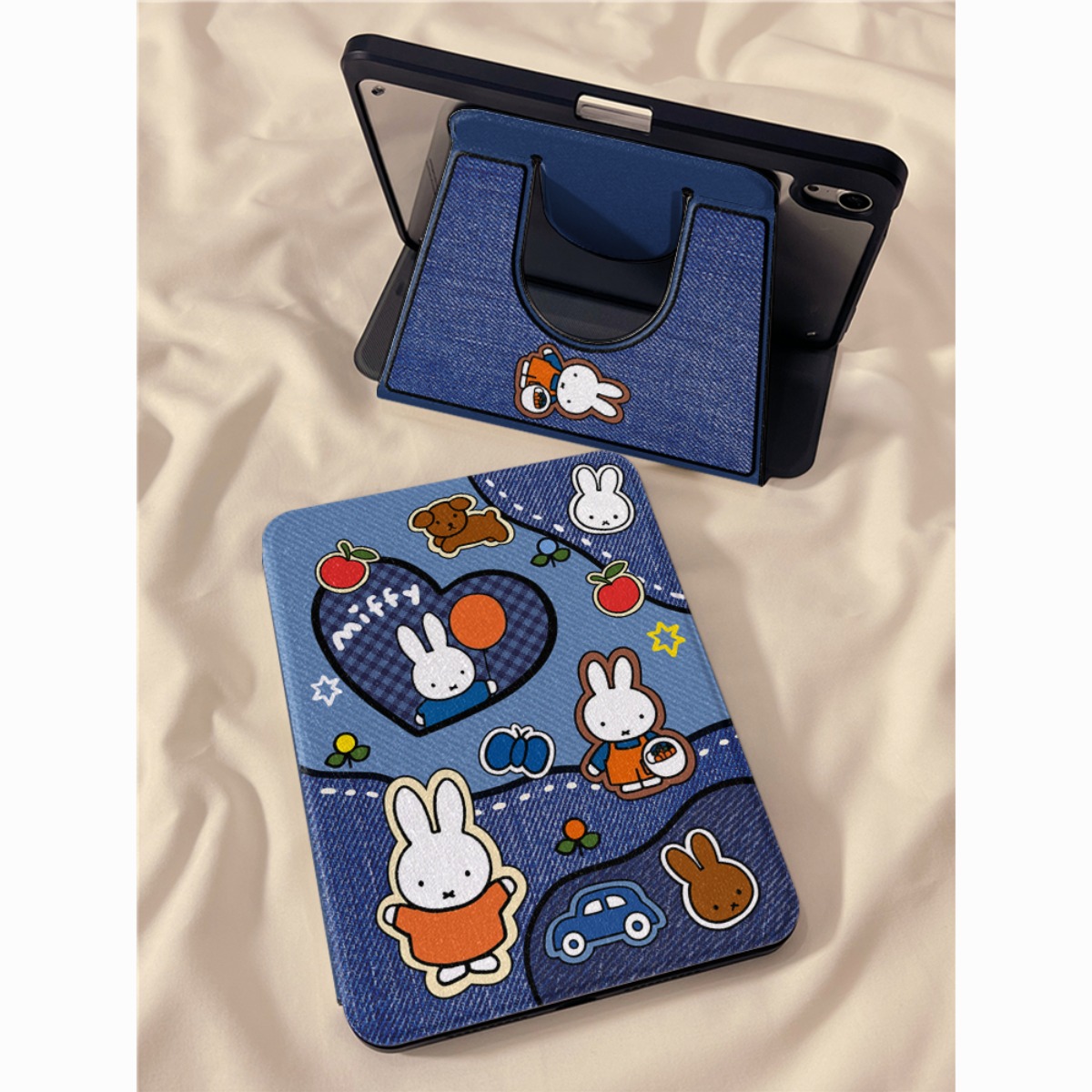 Kawaii Miffy Rabbit Tablet Cas - Fire Tablet Accessories 评论和价格