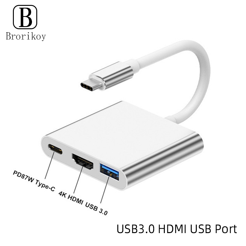 3 in 1 USB Type C Hub to 4K HD - Samsung Tablet With Accessories 评论和价格