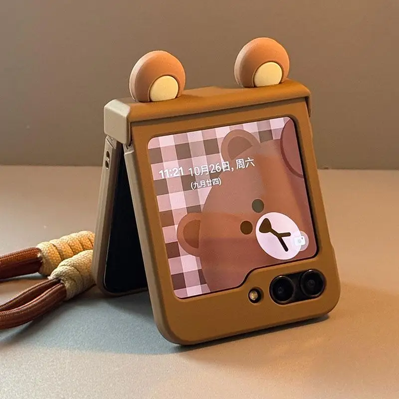 Cute Ears Hand Strap Hinge Cas - Motorola Tablet Accessories 评论和价格