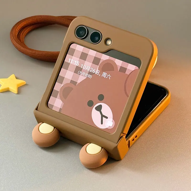 Cute Ears Hand Strap Hinge Cas - Motorola Tablet Accessories 评论和价格