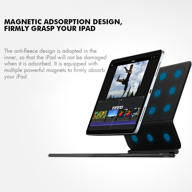 GOOJODOQ Backlight Magic Keybo - Ipad Cover Folio 评论和价格