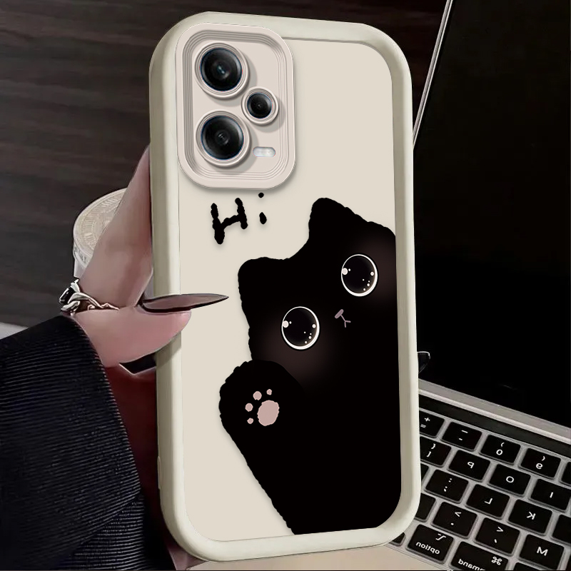 Lovely Big Eyed Cat Phone Case - Xiaomi Redmi Note 14 评论和价格