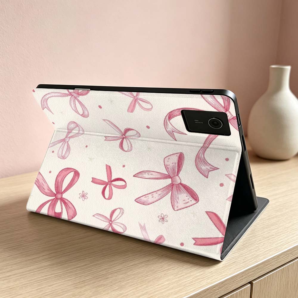 Pink bow pattern For Lenovo Xi - Lenovo Tablet P12 Accessories 评论和价格