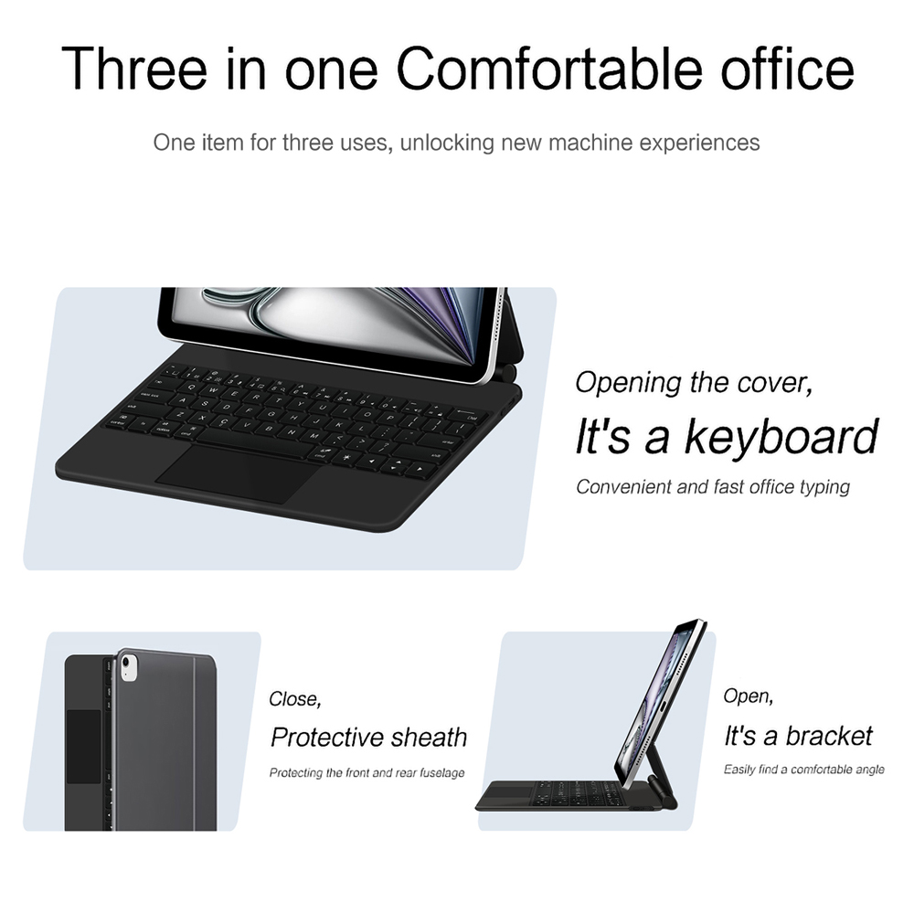 Magic Keyboard Case for iPad A - Ipad Cover Folio 评论和价格