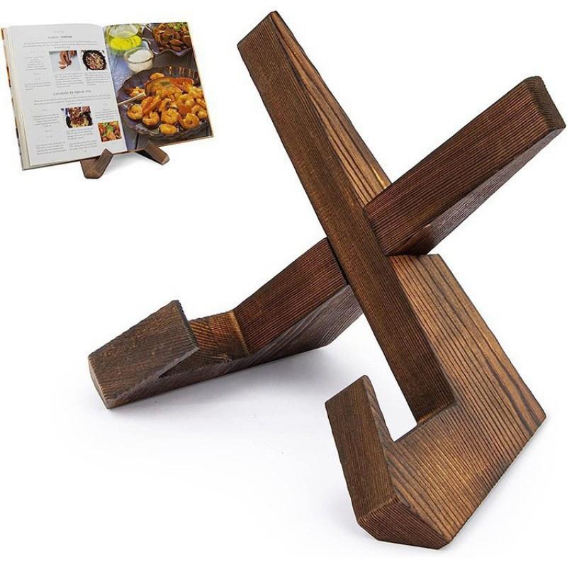 Wooden Document Stand with Adj - Tablet Accessories For Reading 评论和价格