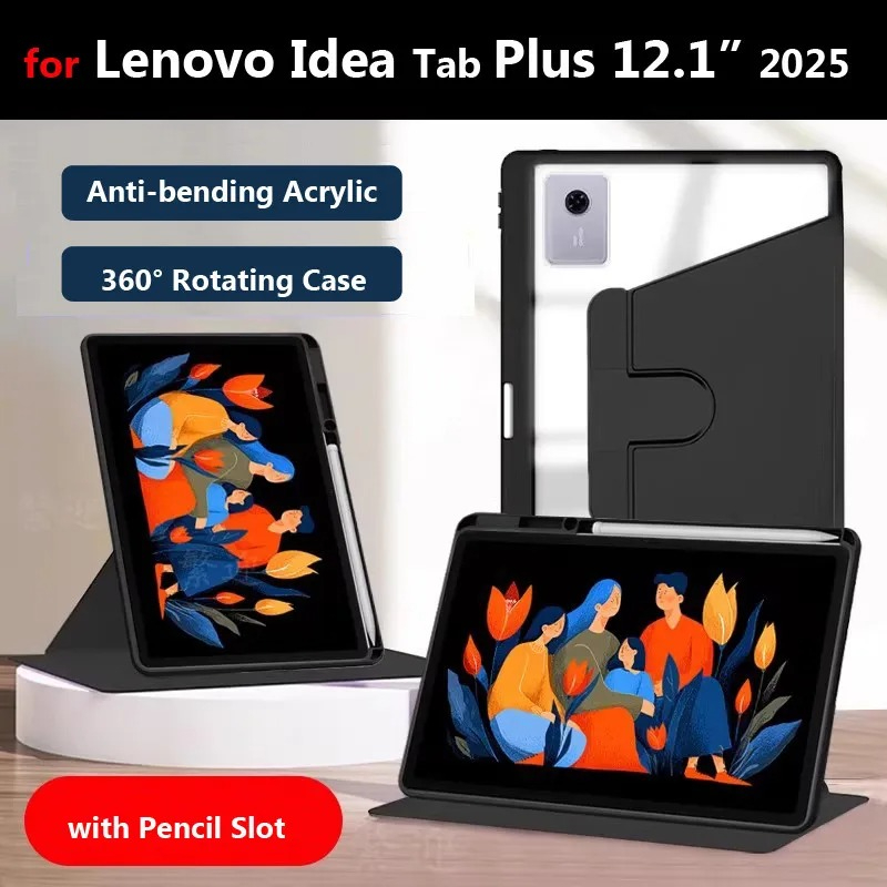 360° Rotation Case for Lenovo  - Lenovo Tablet P12 Accessories 评论和价格