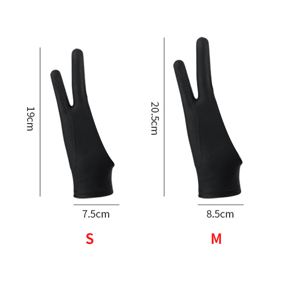 New Anti-touch Two-Finger Anti - Drawing Glove Artist 评论和价格