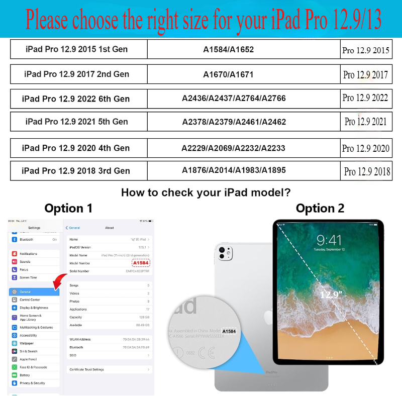 Case For Apple iPad Pro 12.9 2 - Ipad Cover Folio 评论和价格