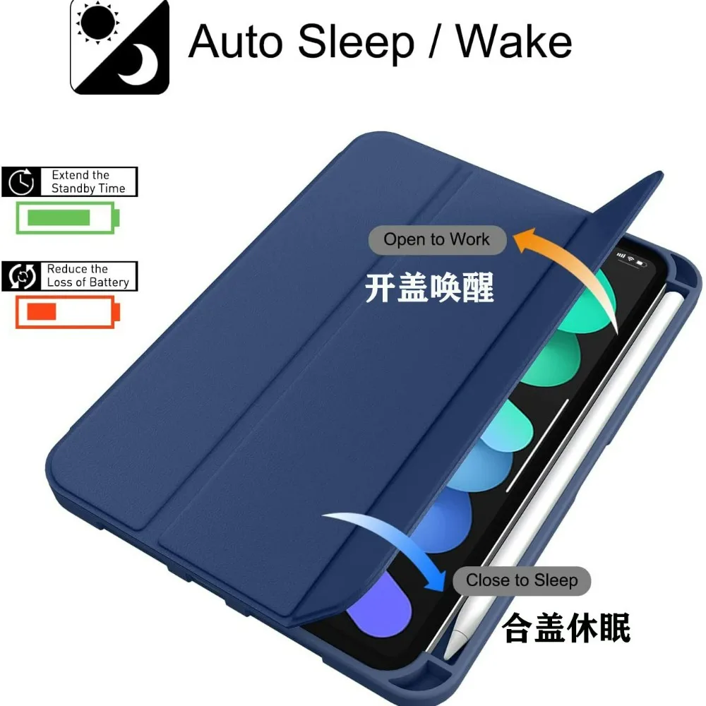 Smart Case For iPad Mini 7 202 - Ipad Cover Folio 评论和价格