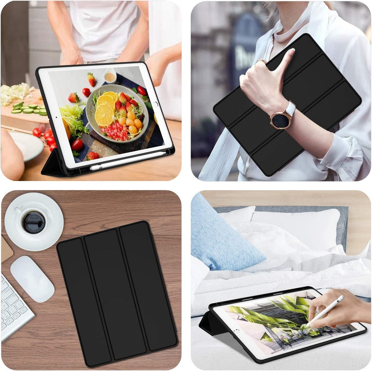 With Pencil Holder Funda for I - Ipad Cover Folio 评论和价格