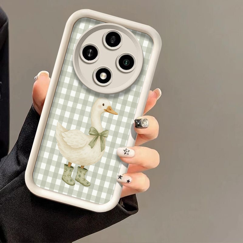 Checkered Printed Cute Animals - Oppo Reno 12 评论和价格