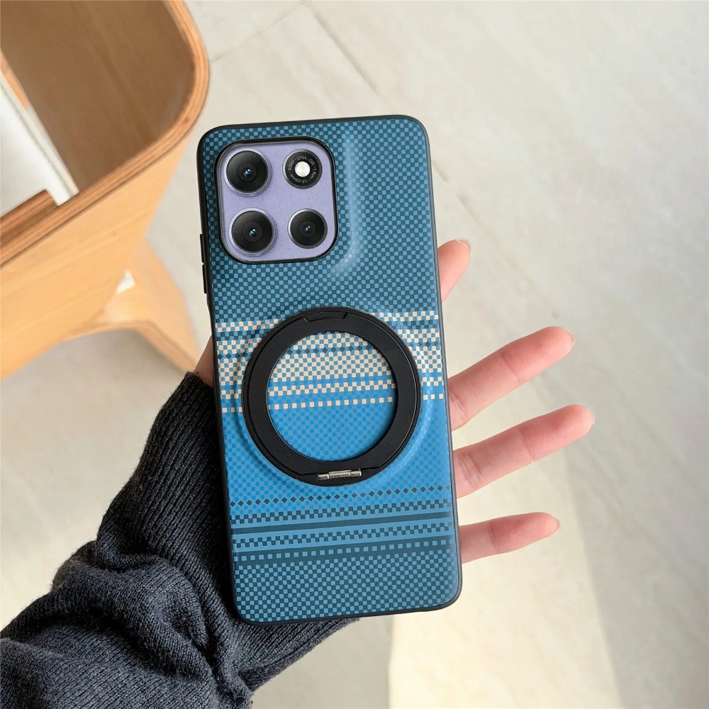 Luxury Metal Ring Magnetic Lea - Motorola Tablet Accessories 评论和价格
