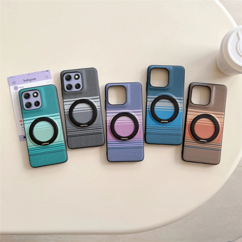Luxury Metal Ring Magnetic Lea - Motorola Tablet Accessories 评论和价格