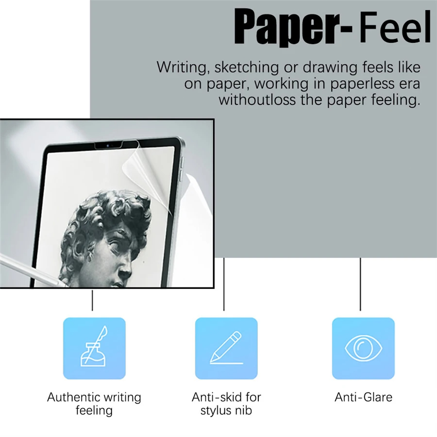 3Pcs Paper Feel Like Screen Pr - Lenovo Tablet P12 Accessories 评论和价格