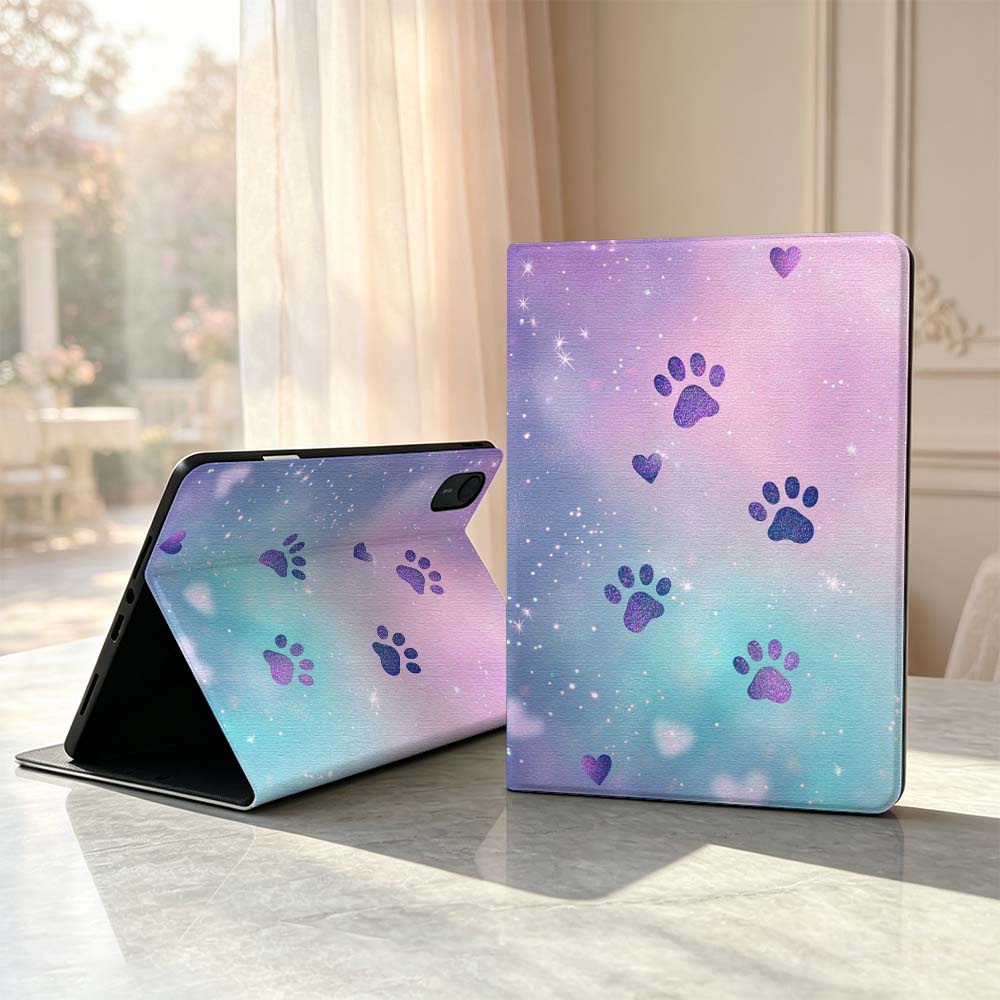 Cartoon Glitter Paw Prints Sof - Lenovo Tablet P12 Accessories 评论和价格